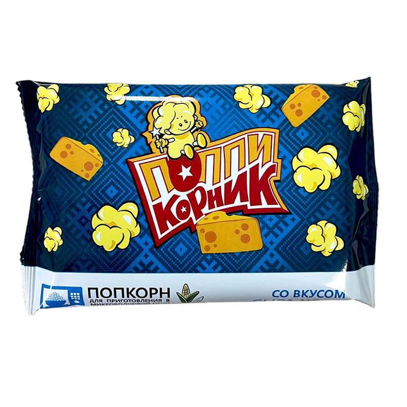 Попкорн для микроволновой печи Поппикорник Сыр Чедер 90 гр., флоу-пак