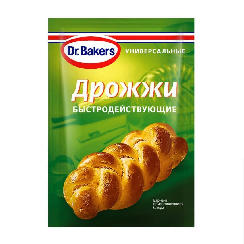 Дрожжи сухие Dr.Bakers, 7 гр., саше