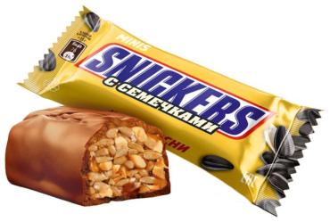 Конфеты с семечками Snickers Minis, 7 кг., картонная коробка