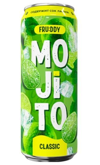 Напиток газированный FRUDDY Mojito Classic 450 мл., ж/б