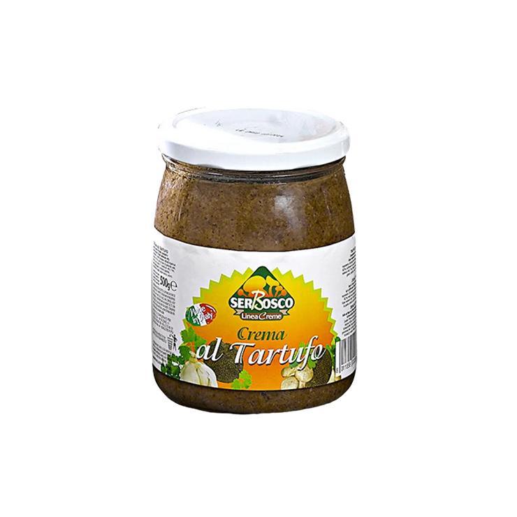 Паста SERBOSCO трюфельная темная 500 гр., стекло