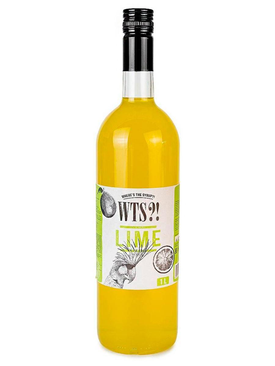 Сироп WTS?! Лайм 1 л., стекло