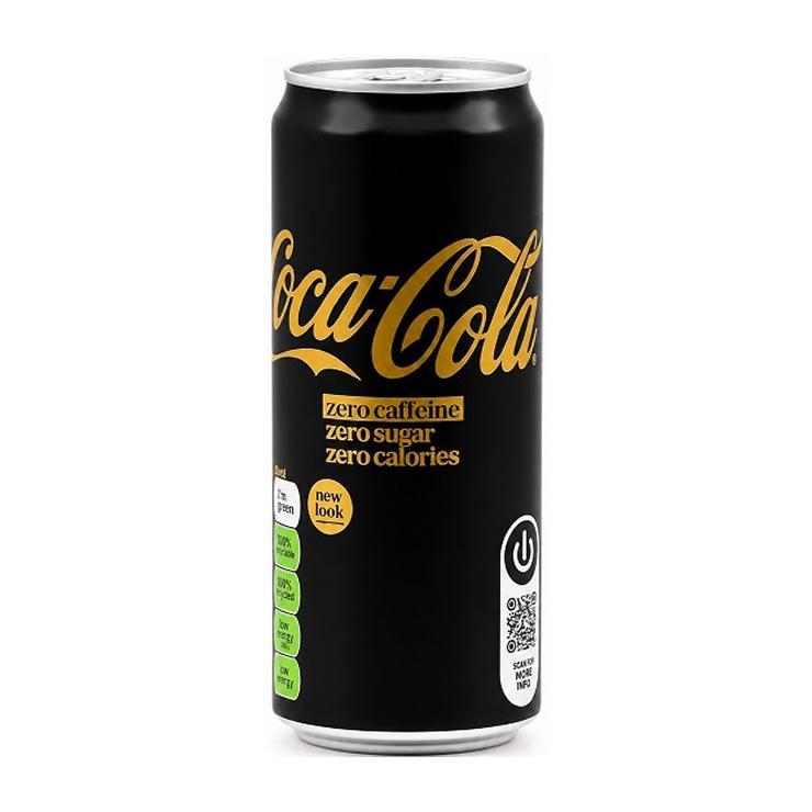 Напиток газированный Coca-Cola Zero Сaffein Польша 330 мл., ж/б 