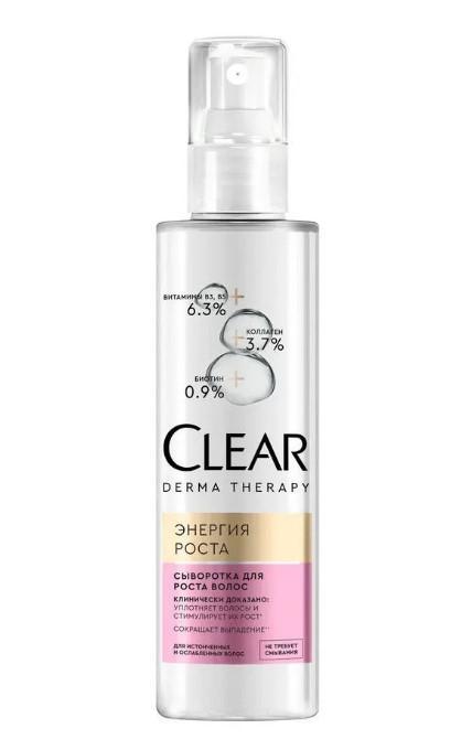 Сыворотка для волос Clear Derma Therapy Энергия роста 190 мл., флакон с дозатором