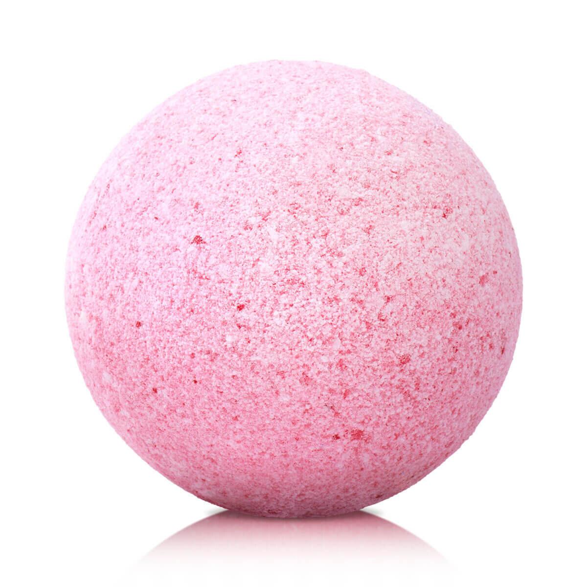 Бурлящий шар для ванн Organic Secrets Пончик Клубничное варенье 140 гр., пленка