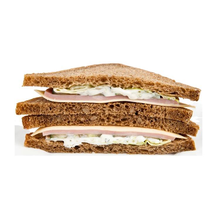 Бутерброд с сыром и ветчиной 180 гр., пластиковая упаковка