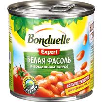 Фасоль Bonduelle белая в томатном соусе 425 гр., ж/б