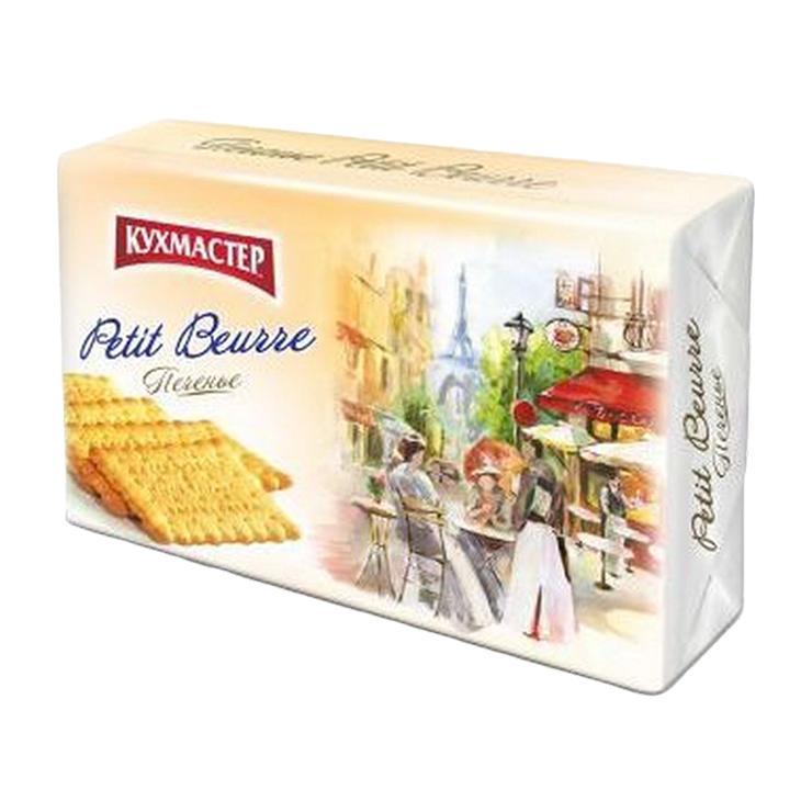 Печенье Кухмастер Petit Beurre затяжное 420 гр., обертка