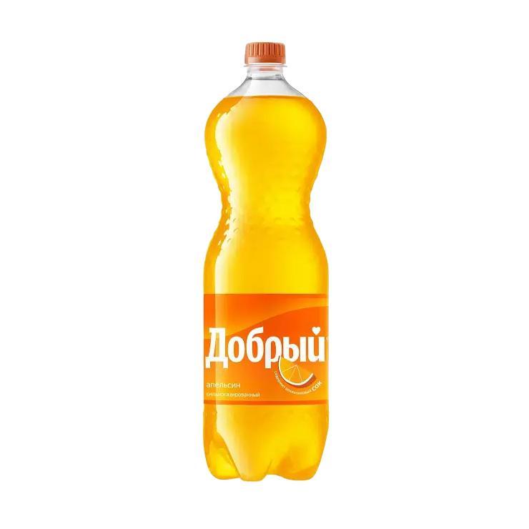 Напиток газированный Добрый апельсин 1,5 л., ПЭТ