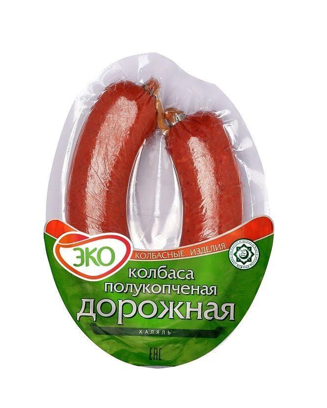 Колбаса п/к ЭКО Дорожная кольцо из мяса птицы, 300 гр., в/у