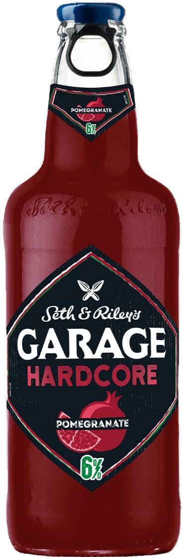 Напиток пивной Garage Гранат красный нефильтрованный 6% 400 мл., стекло