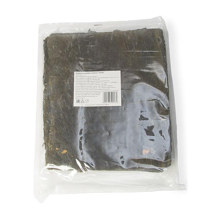 Водоросли сушеные комбу JDT 10% 1 кг., пакет