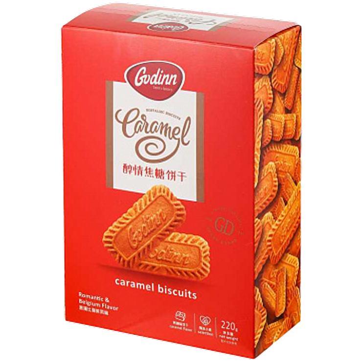 Печенье Godinn Spéculoos Caramel карамельное 220 гр., картон