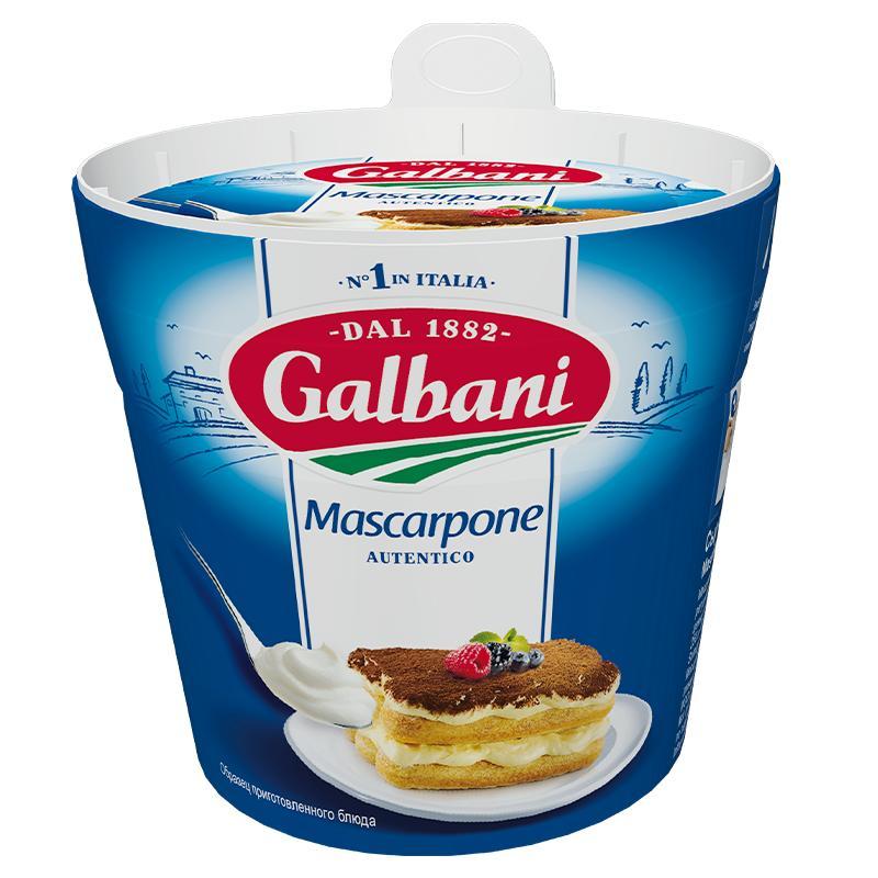 Сыр Galbani Маскарпоне 80%, 250 гр., ПЭТ