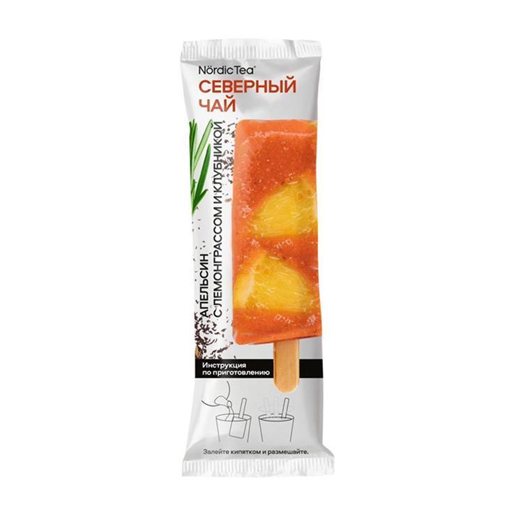 Концентрат напитка Nordic Tea апельсин с лемонграссом и клубникой 50 гр., саше