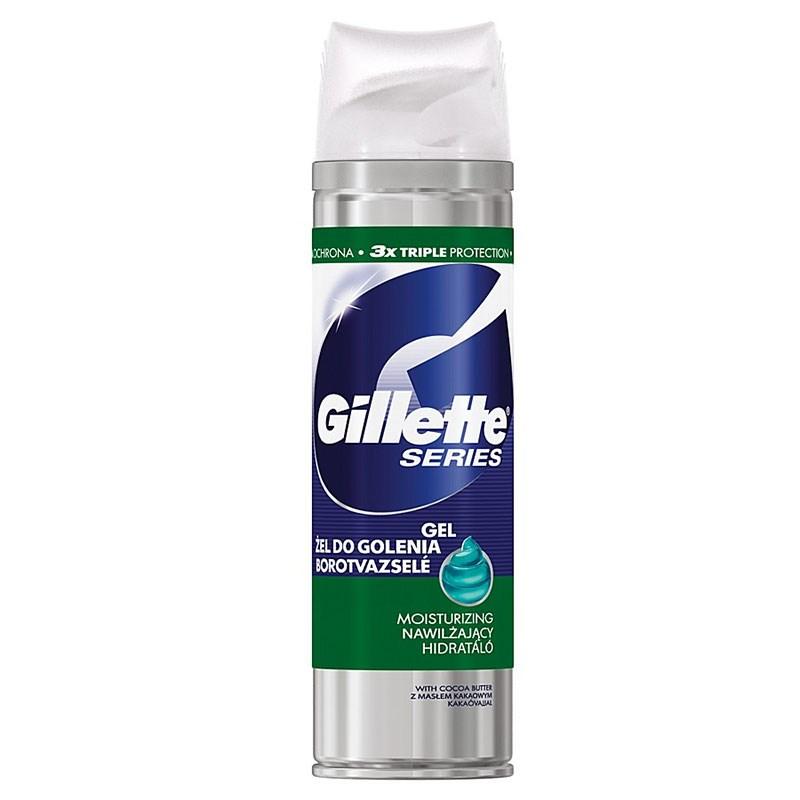 Гель для бритья Gillette Series увлажняющий, 200 мл., баллон