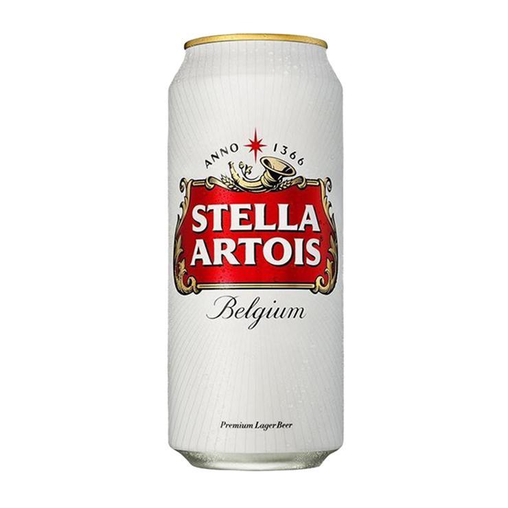 Пиво Stella Artois светлое пастеризованное фильтрованное 5% 450 мл., ж/б