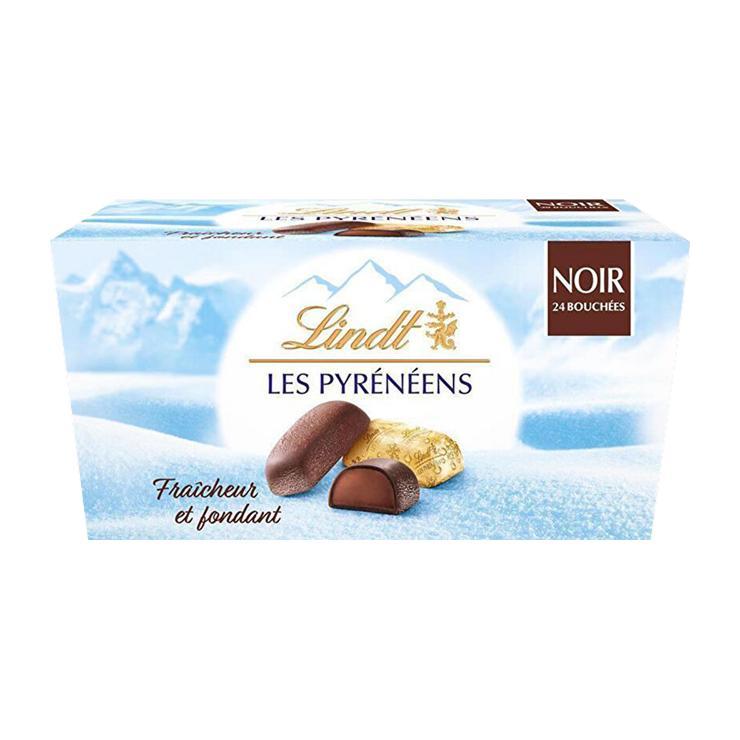 Конфеты Lindt Pyreneens Noir с нежной начинкой из темного трюфеля 175 гр., картон
