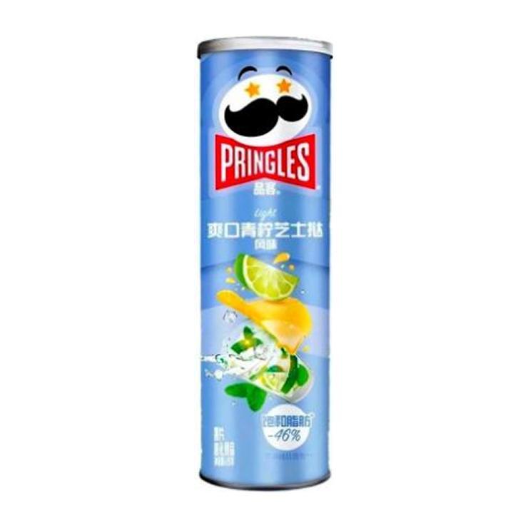 Чипсы Pringles лайм и сливочный сыр 115 гр., туба