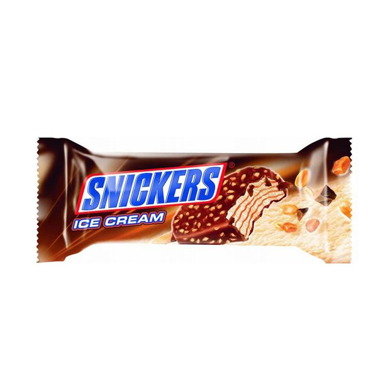 Мороженое Snickers эскимо 73.5 гр., флоу-пак