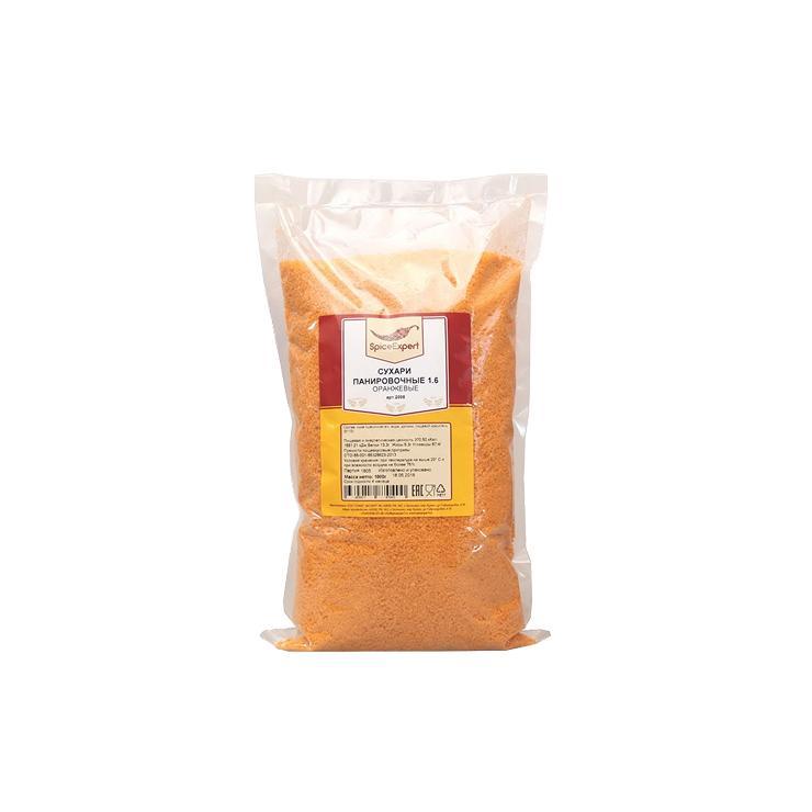 Сухари панировочные SpicExpert оранжевые 1 кг., флоу-пак