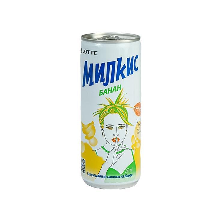 Напиток газированный Милкис банан 250 мл., ж/б