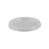 Крышка одноразовая пластиковая Стиропласт круглая полупрозрачный d=115 мм., h=8 мм., картон