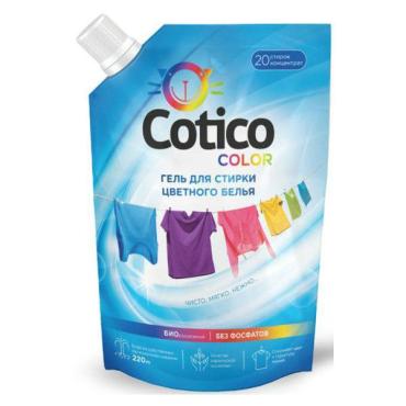 Гель для стирки Cotico Color Для цветного и линяющего белья 1 л., дой-пак с дозатором