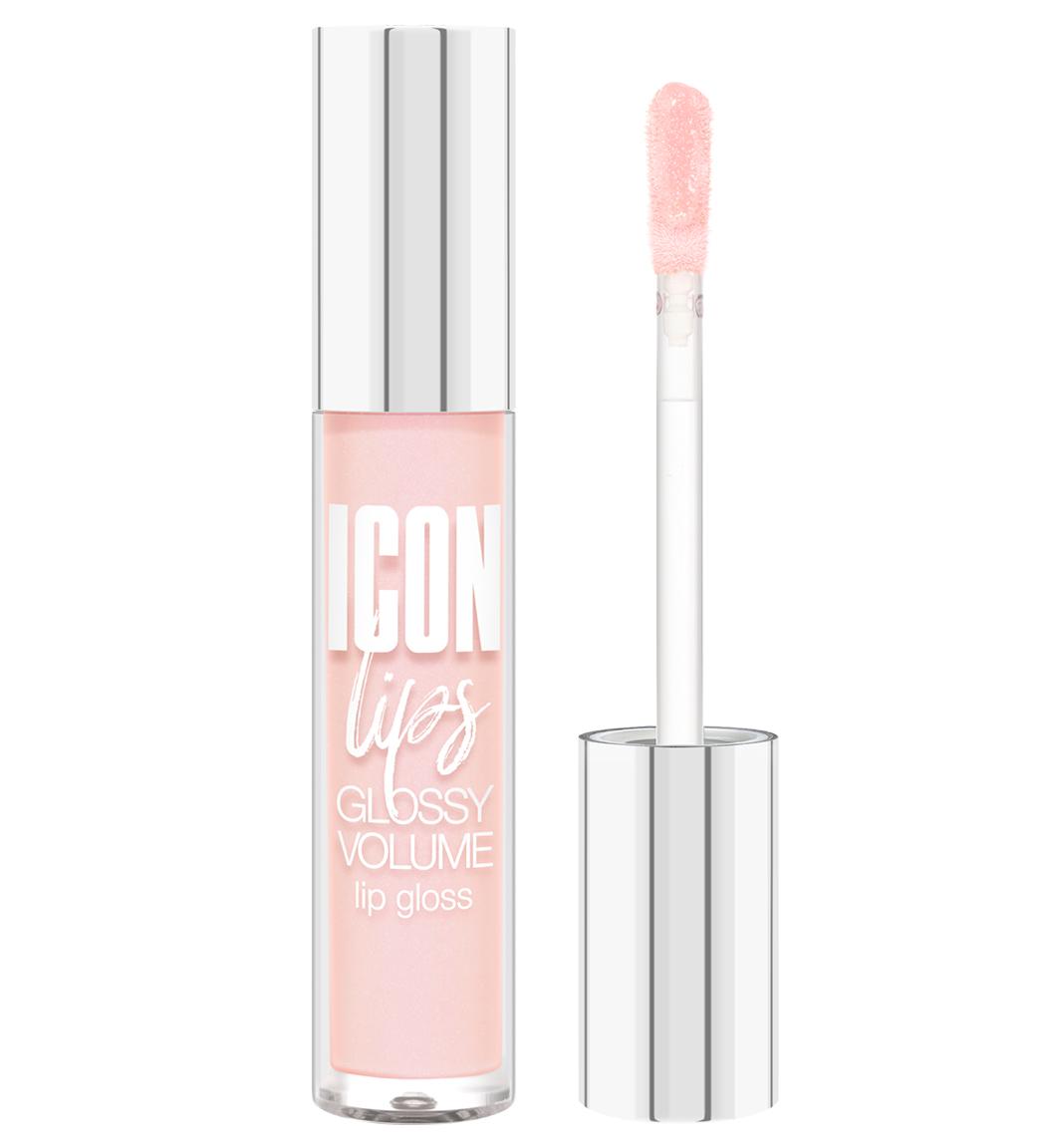 Блеск для губ с эффектом объема Luxvisage ICON lips glossy volume 501 Baby Pink 3,4 гр., пластик