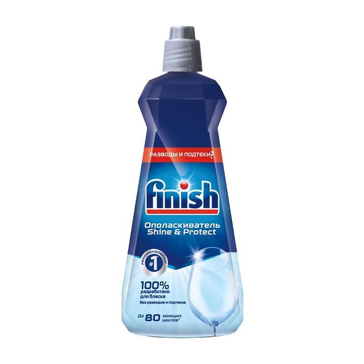 Ополаскиватель для посудомоечной машины Finish блеск и защита 750 мл., ПЭТ