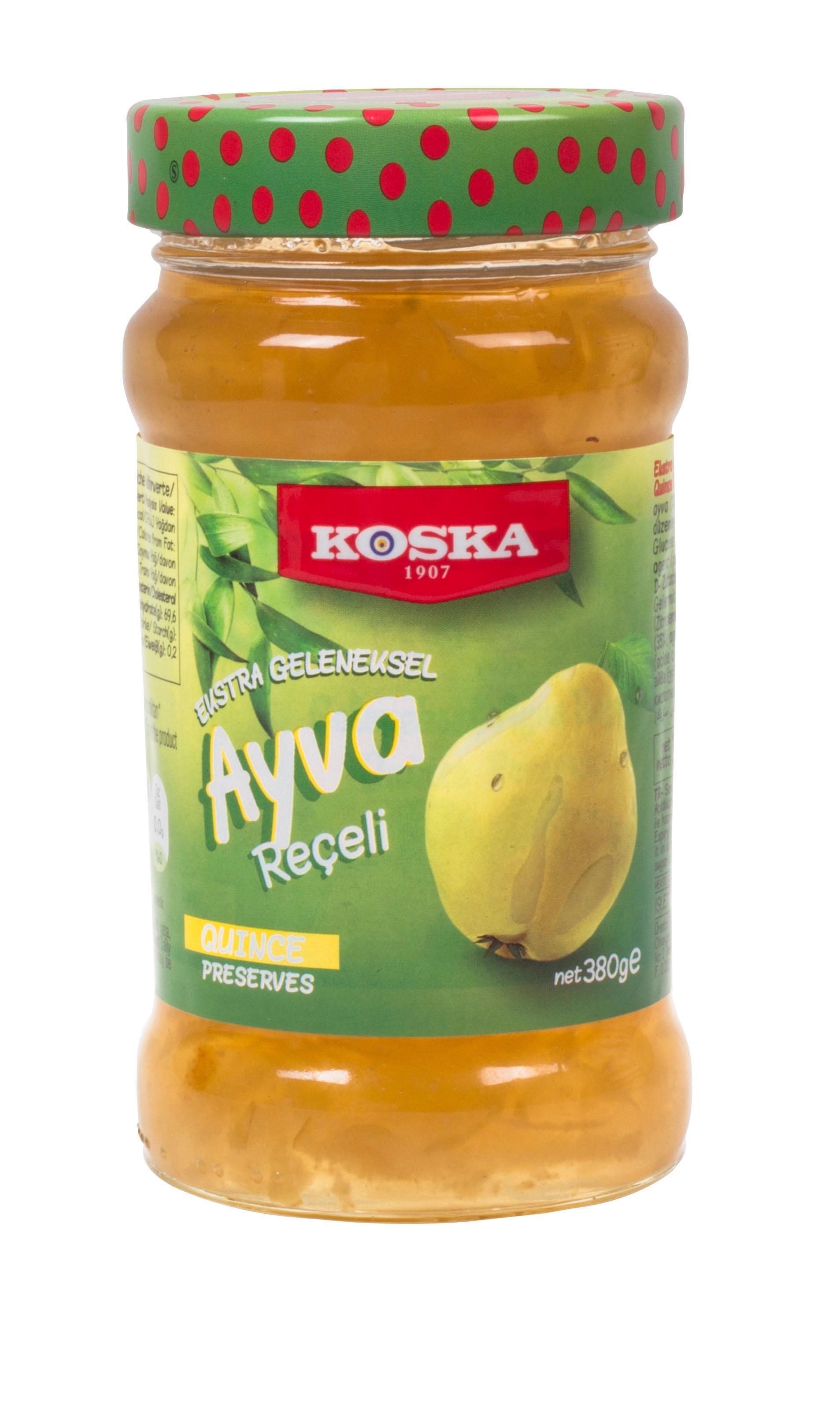 Варенье традиционное из айвы, Koska, 380 гр., стекло