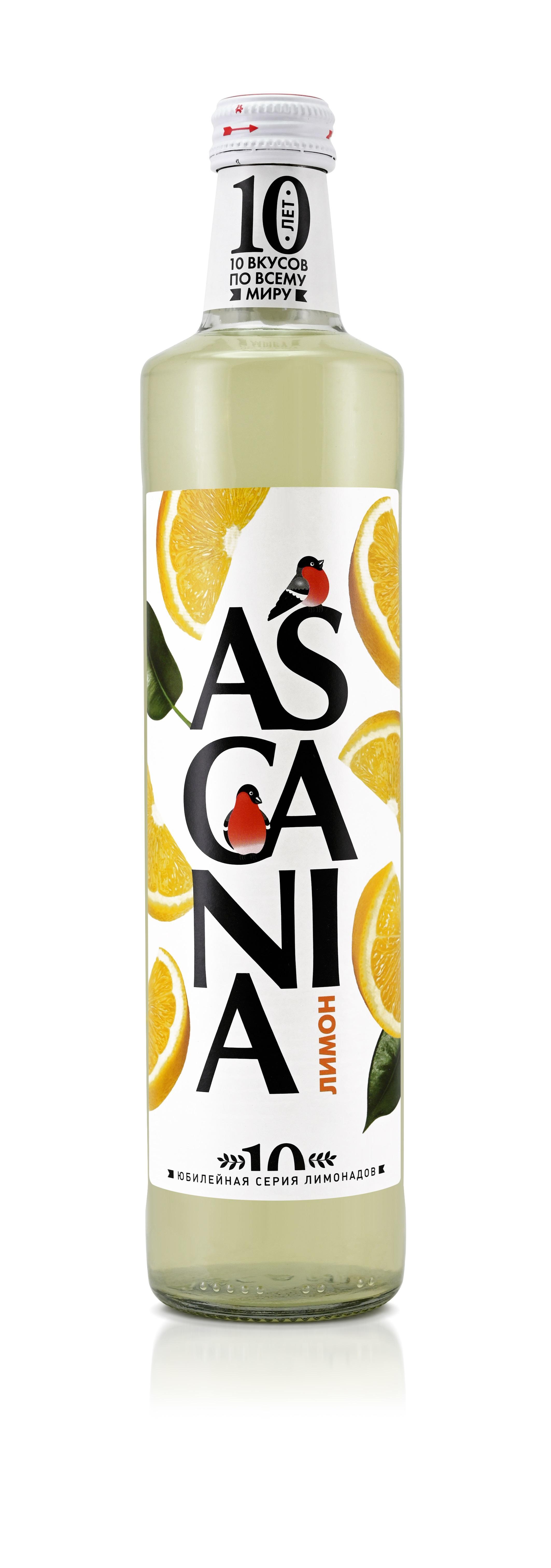 Лимонад Ascania Лимон 500 мл., стекло