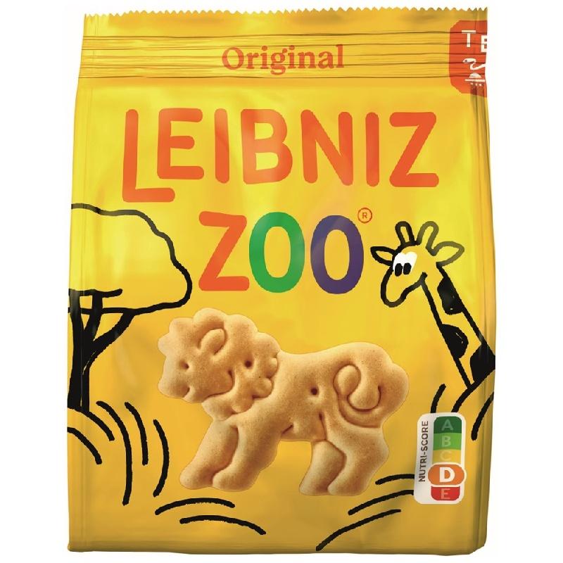 Печенье Bahlsen Leibniz Zoo original сливочное с фигурками животных 100 гр., флоу-пак