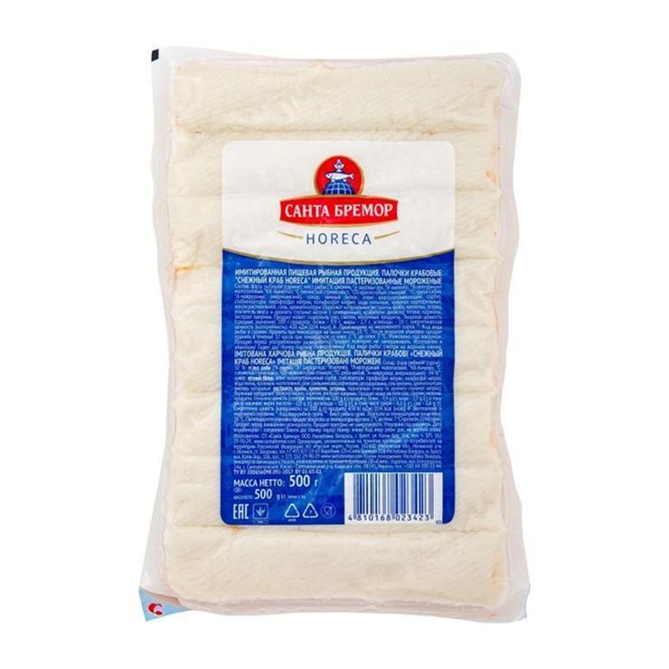 Крабовые палочки Санта-Бремор Сочный краб 500 гр., флоу-пак