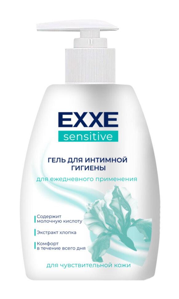 Гель для интимной гигиены EXXE Sensitive 250 мл., флакон с дозатором