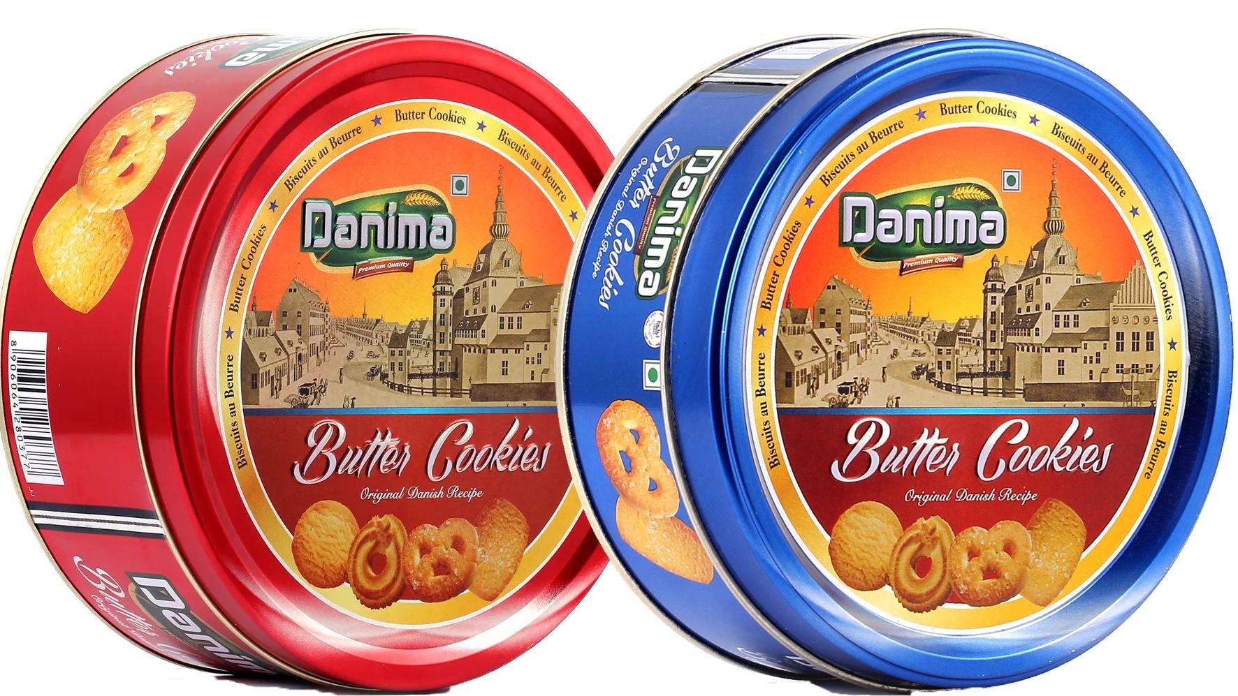 Печенье DANIMA Butter Cookies сливочное 114 гр., ж/б