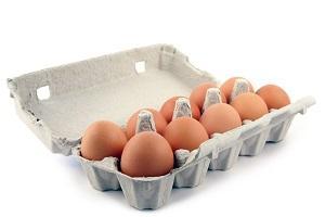 Яйцо куриное Галичское Деревенское отборное С0, 10 штук, картон, цена за 1 десяток, картон