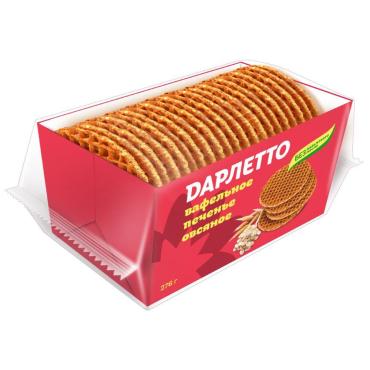 Печенье вафельное овсяное Дарлетто, 2,6 кг., картонная коробка