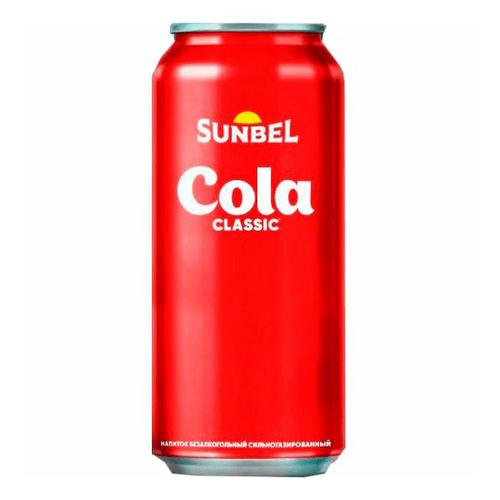 Напиток газированный Sunbel Cola Классическая 450 мл., ж/б