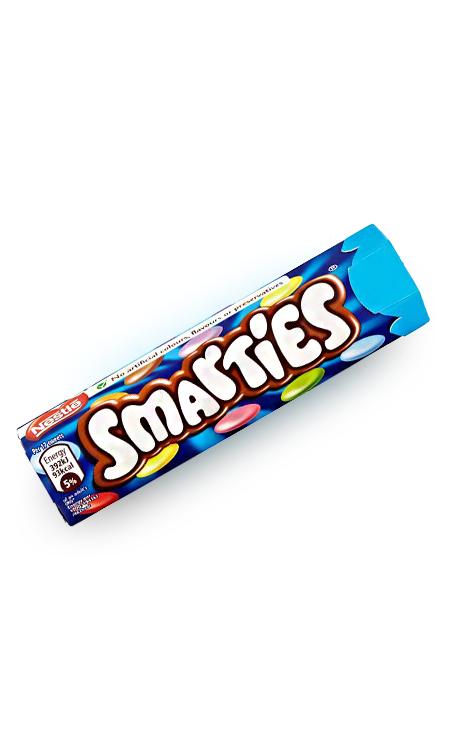 Шоколадное драже Nestle Smarties Single Bar 38 гр., картон