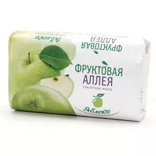 Мыло Фруктовая аллея Яблоко 90 гр., бумага