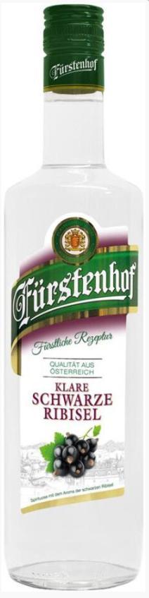 Спиртной напиток крепкий Фюрштенхоф Черная Смородина Шнапс 29% Австрия 700 мл., стекло