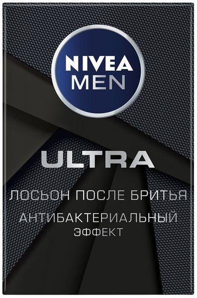 Лосьон после бритья антибактериальный Nivea Men Ultra, 100 мл., Стекло 100 мл.,, Стекло