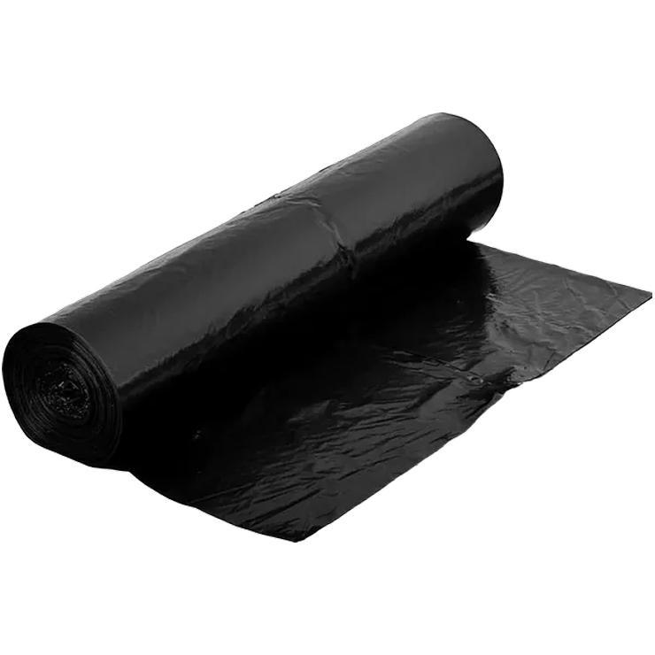 Мешки для мусора Техинвест 240 л 140 см 10 шт суперпрочные черные ПВД., бумага