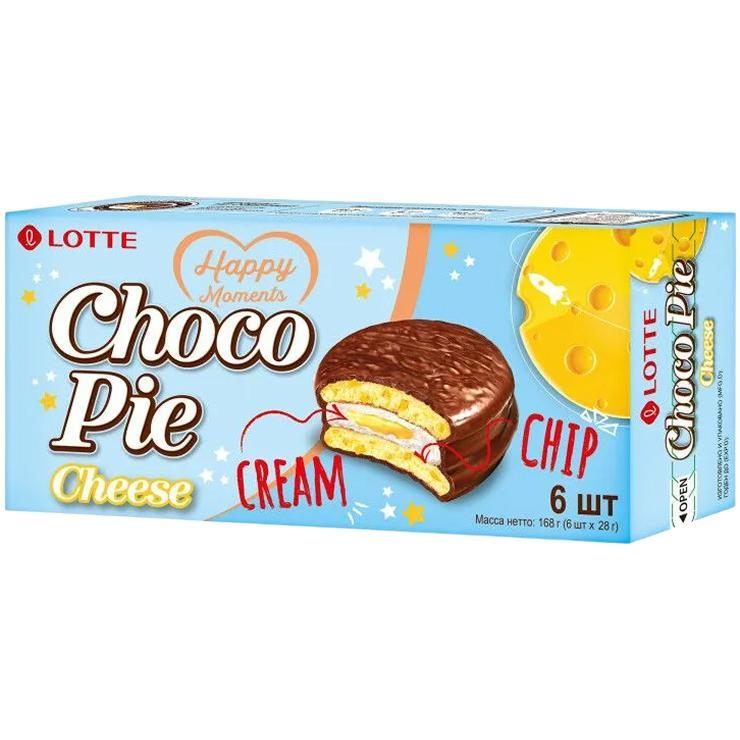 Пирожное Lotte Choco Pie Сыр 168 гр., картон