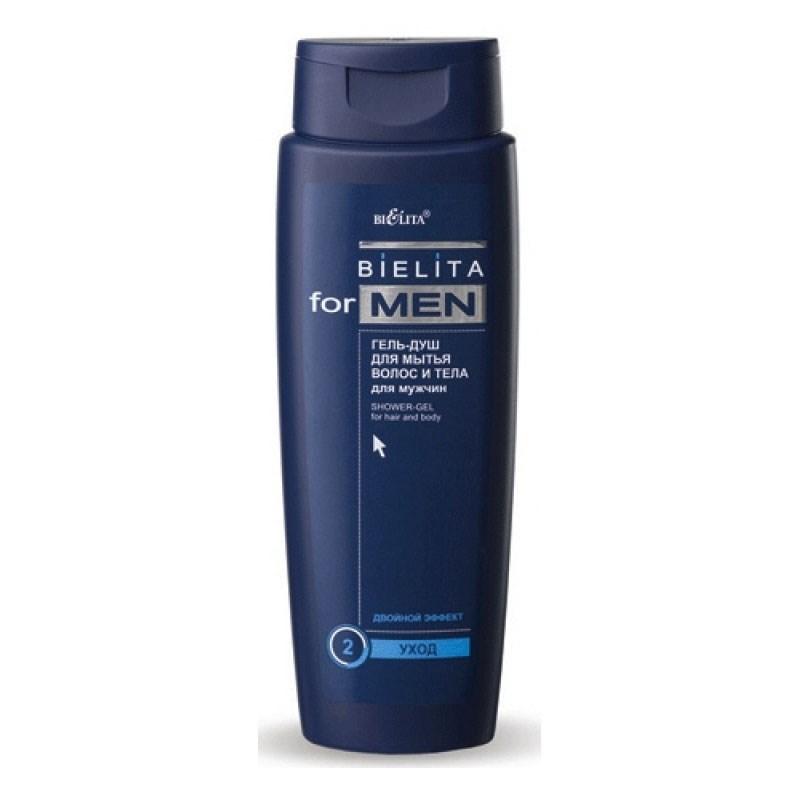 Гель-душ Bielita for men Для мытья волос и тела