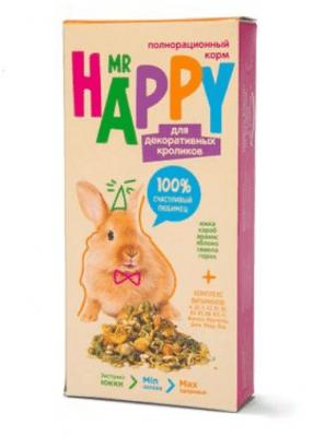 Корм Mr.Happy сухой для декоративных кроликов 400 гр., картон