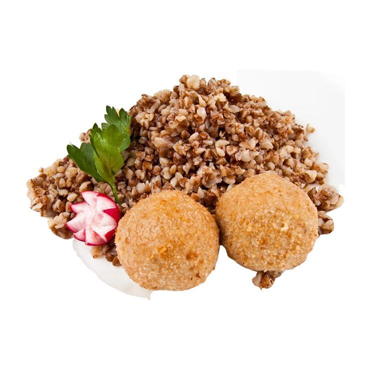 Биточки куриные с гречкой отварной 270 гр., пластиковая упаковка