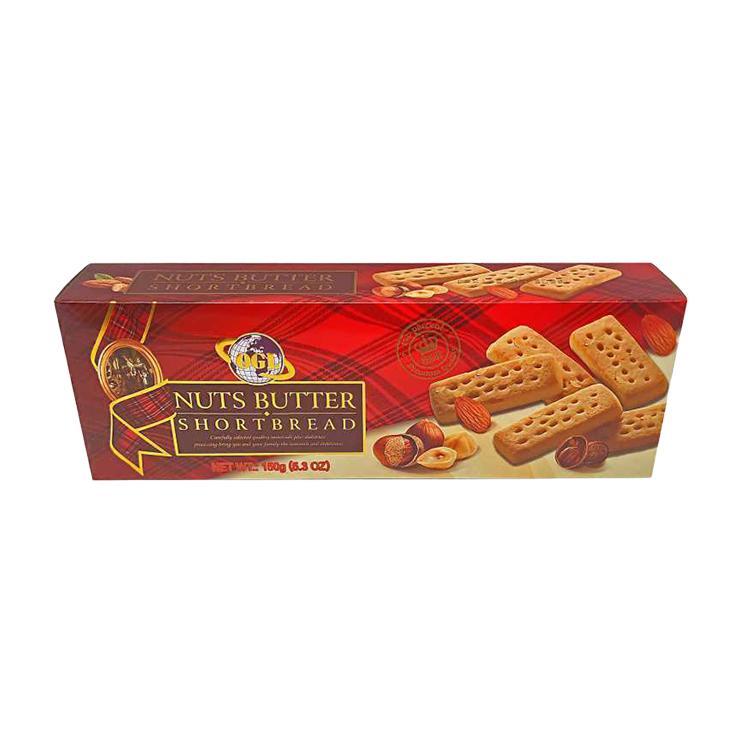 Печенье Huamei Shortbread шотландское орехи 150 гр., картон