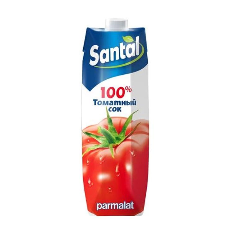 Сок Santal томатный 1 л., тетра-пак